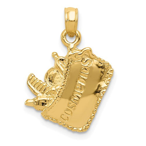 14k-satin-3-d-cosmetic-pouch-pendant-SolomonJeweler-Wichita-KS-CustomJewelry