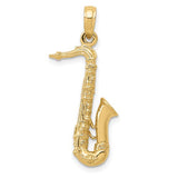 14k-solid-polished-3-d-saxophone-charm-SolomonJeweler-Wichita-KS-CustomJewelry