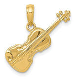 14k-polished-solid-3-d-violin-pendant-SolomonJeweler-Wichita-KS-CustomJewelry