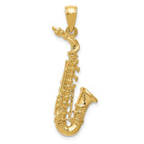 14k-solid-polished-3-d-saxophone-pendant-SolomonJeweler-Wichita-KS-CustomJewelry