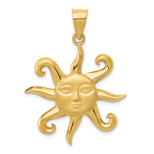 14k-satin-and-polished-sun-pendant-SolomonJeweler-Wichita-KS-CustomJewelry