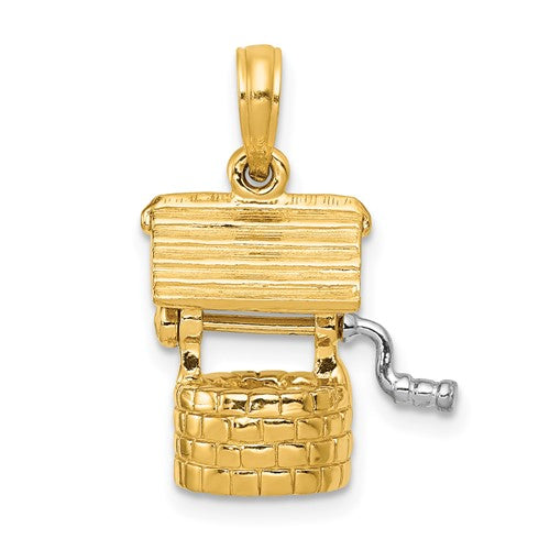 14k-polished-3-d-moveable-wishing-well-charm-SolomonJeweler-Wichita-KS-CustomJewelry