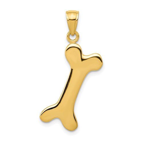 14k-solid-polished-dog-bone-charm-SolomonJeweler-Wichita-KS-CustomJewelry