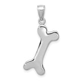 14k-white-gold-solid-polished-dog-bone-charm-SolomonJeweler-Wichita-KS-CustomJewelry
