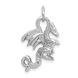 14k-white-gold-solid-polished-3-d-dragon-charm-SolomonJeweler-Wichita-KS-CustomJewelry
