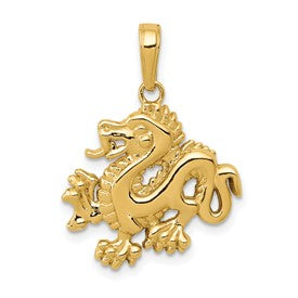 14k-solid-polished-dragon-pendant-SolomonJeweler-Wichita-KS-CustomJewelry