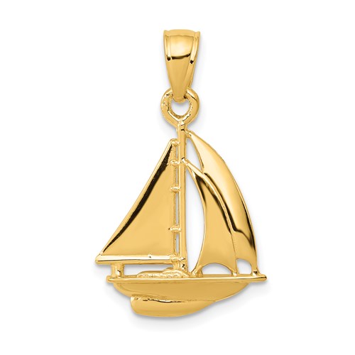 14k-polished-open-backed-sailboat-pendant-SolomonJeweler-Wichita-KS-CustomJewelry