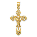 14k-inri-fleur-de-lis-crucifix-pendant-SolomonJeweler-Wichita-KS-CustomJewelry