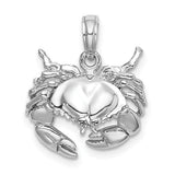 14k-white-gold-stone-crab-charm-SolomonJeweler-Wichita-KS-CustomJewelry