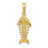 14k-polished-3-d-fish-bone-pendant-SolomonJeweler-Wichita-KS-CustomJewelry