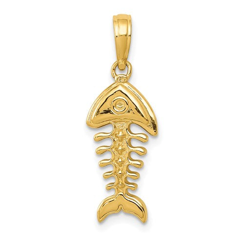 14k-polished-3-d-fish-bone-pendant-SolomonJeweler-Wichita-KS-CustomJewelry