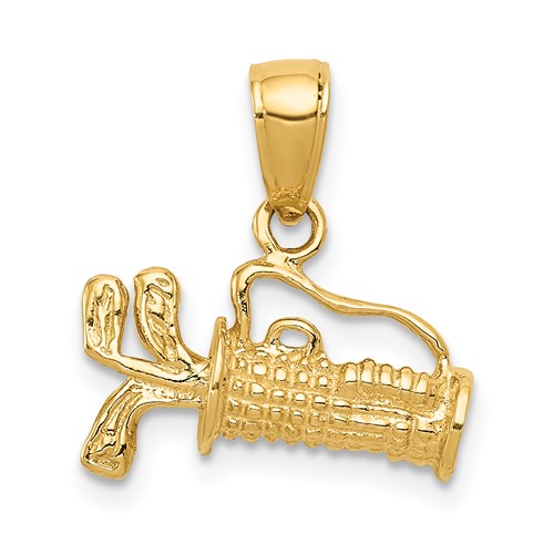 14k-solid-polished-3-d-golf-bag-with-clubs-charm-SolomonJeweler-Wichita-KS-CustomJewelry