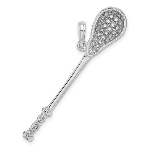 14k-white-gold-3-d-lacrosse-stick-charm-SolomonJeweler-Wichita-KS-CustomJewelry