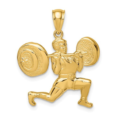 14k-solid-polished-weightlifter-pendant-SolomonJeweler-Wichita-KS-CustomJewelry