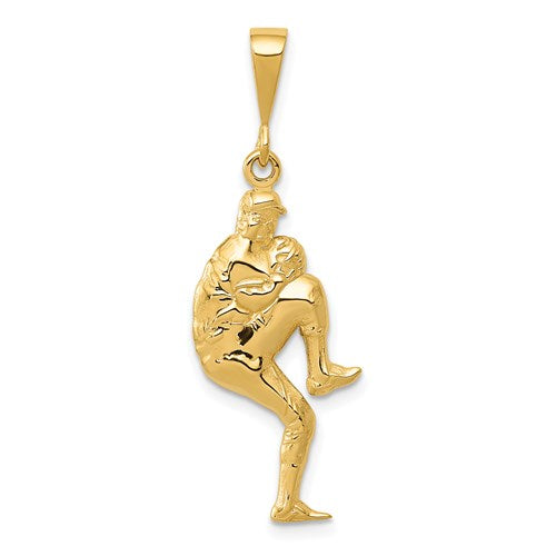 14k-polished-3-d-pitcher-baseball-charm-SolomonJeweler-Wichita-KS-CustomJewelry