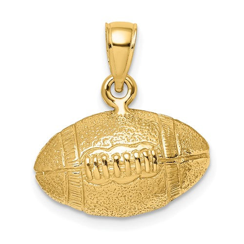 14k-polished-3-d-football-charm-SolomonJeweler-Wichita-KS-CustomJewelry