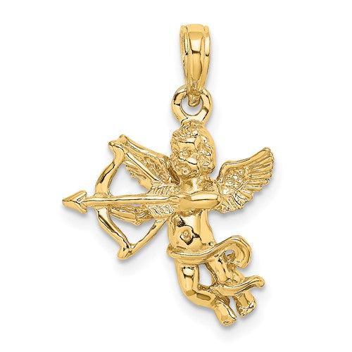 14k-cupid-w-bow-and-arrow-charm-SolomonJeweler-Wichita-KS-CustomJewelry