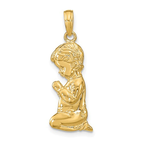 14k-praying-boy-pendant-SolomonJeweler-Wichita-KS-CustomJewelry