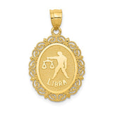 14k-solid-satin-polished-libra-zodiac-oval-pendant-SolomonJeweler-Wichita-KS-CustomJewelry