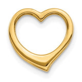 14k-polished-heart-chain-slide-SolomonJeweler-Wichita-KS-CustomJewelry