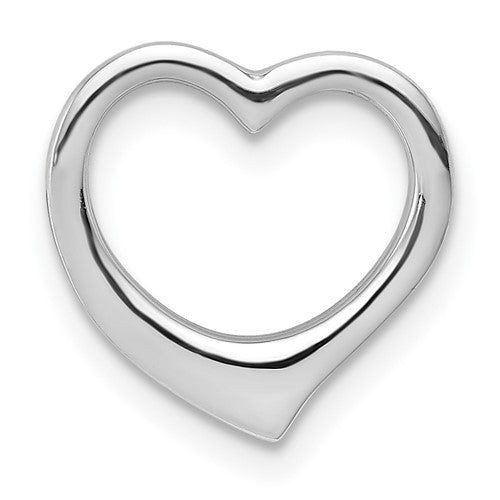 14k-white-gold-polished-heart-chain-slide-SolomonJeweler-Wichita-KS-CustomJewelry