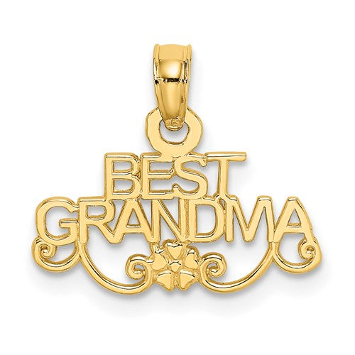 14k-best-grandma-with-flower-charm-SolomonJeweler-Wichita-KS-CustomJewelry