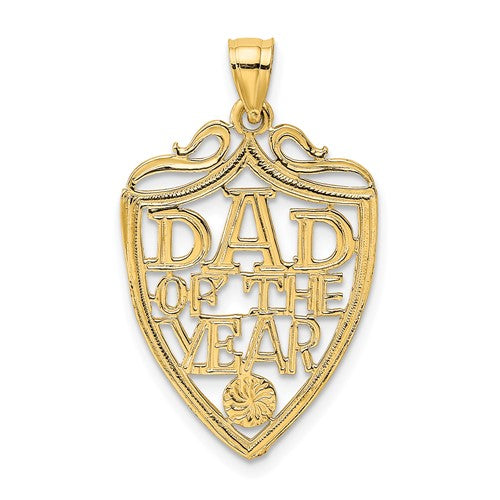 14k-dad-of-the-year-plaque-charm-SolomonJeweler-Wichita-KS-CustomJewelry