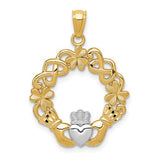 14k-rhodium-claddagh-pendant-SolomonJeweler-Wichita-KS-CustomJewelry