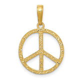14k-textured-peace-sign-pendant-SolomonJeweler-Wichita-KS-CustomJewelry