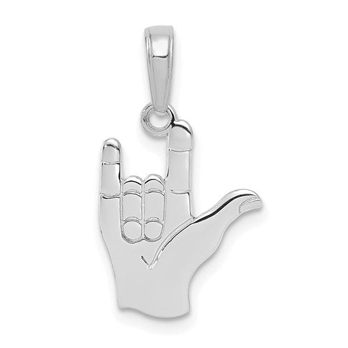 14k-white-gold-i-love-you-hand-sign-language-pendant-SolomonJeweler-Wichita-KS-CustomJewelry