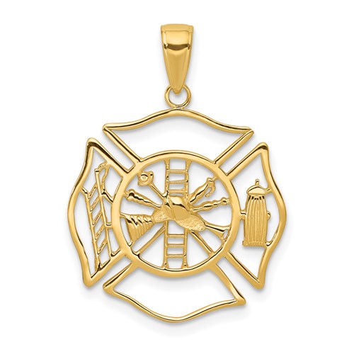 14k-fireman-shield-pendant-SolomonJeweler-Wichita-KS-CustomJewelry