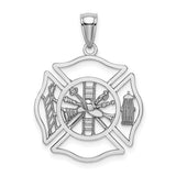 14k-white-gold-fireman-shield-charm-SolomonJeweler-Wichita-KS-CustomJewelry