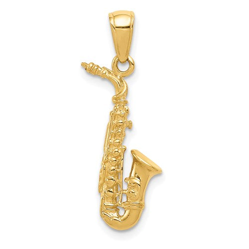 14k-3-d-saxophone-pendant-SolomonJeweler-Wichita-KS-CustomJewelry
