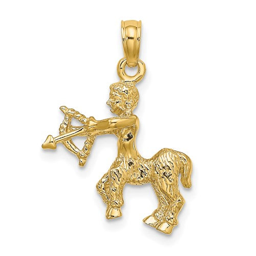 14k-3-d-sagittarius-zodiac-charm-SolomonJeweler-Wichita-KS-CustomJewelry