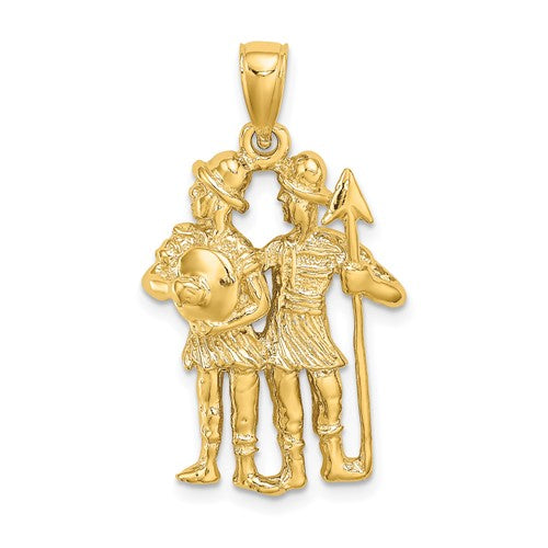 14k-large-gemini-zodiac-charm-SolomonJeweler-Wichita-KS-CustomJewelry