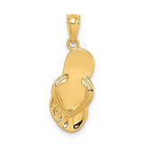 14k-3d-flip-flop-pendant-SolomonJeweler-Wichita-KS-CustomJewelry