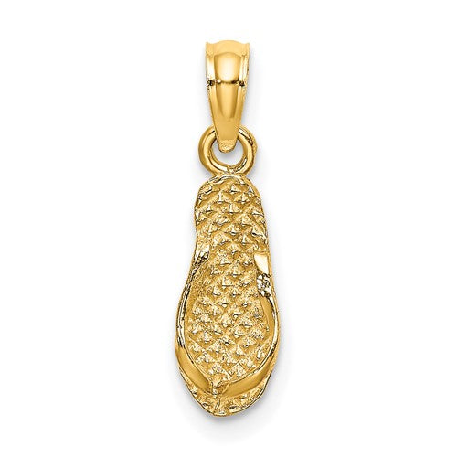 14k-3d-captiva-flip-flop-charm-SolomonJeweler-Wichita-KS-CustomJewelry