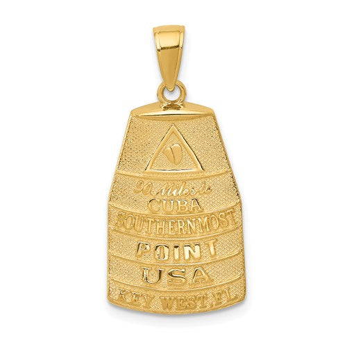 14k-southern-most-point-usa-key-west-pendant-SolomonJeweler-Wichita-KS-CustomJewelry