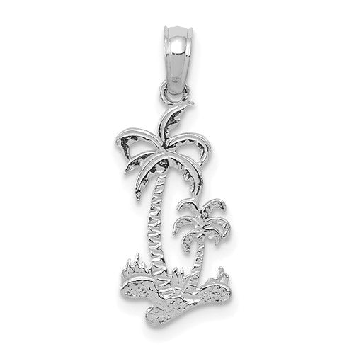 14k-white-gold-double-palm-trees-pendant-SolomonJeweler-Wichita-KS-CustomJewelry