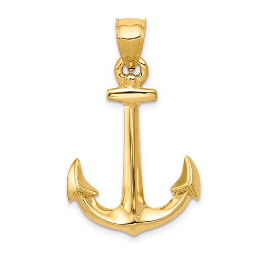 14k-3-d-anchor-pendant-SolomonJeweler-Wichita-KS-CustomJewelry