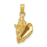 14k-3-d-conch-shell-pendant-SolomonJeweler-Wichita-KS-CustomJewelry
