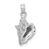 14k-white-gold-3-d-conch-shell-charm-SolomonJeweler-Wichita-KS-CustomJewelry