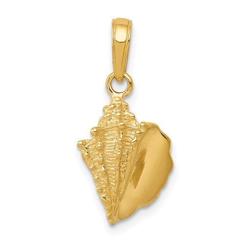 14k-solid-polished-conch-shell-pendant-SolomonJeweler-Wichita-KS-CustomJewelry