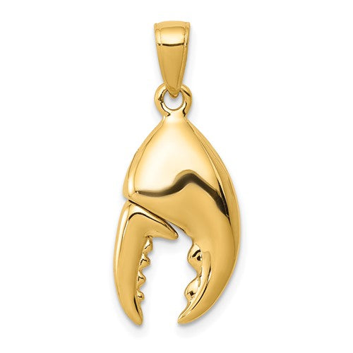 14k-3-d-moveable-stone-crab-claw-pendant-SolomonJeweler-Wichita-KS-CustomJewelry