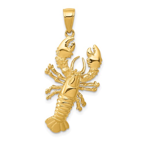 14k-lobster-pendant-SolomonJeweler-Wichita-KS-CustomJewelry