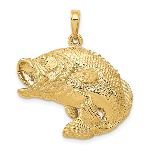 14k-bass-fish-jumping-pendant-SolomonJeweler-Wichita-KS-CustomJewelry