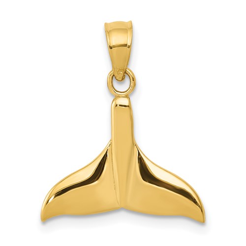 14k-solid-polished-open-backed-whale-tail-pendant-SolomonJeweler-Wichita-KS-CustomJewelry