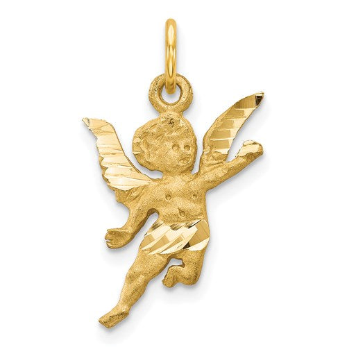 14k-diamond-cut-angel-charm-SolomonJeweler-Wichita-KS-CustomJewelry