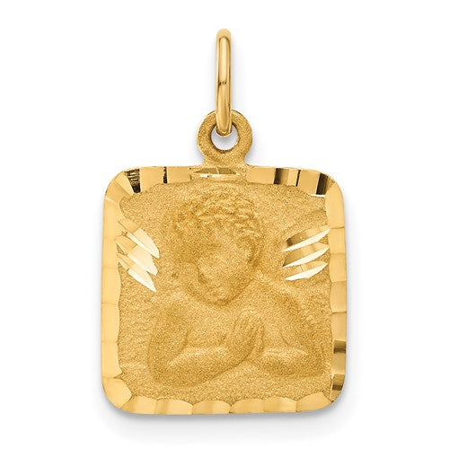 14k-satin-and-diamond-cut-angel-charm-SolomonJeweler-Wichita-KS-CustomJewelry