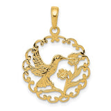 14k-hummingbird-in-round-frame-pendant-SolomonJeweler-Wichita-KS-CustomJewelry